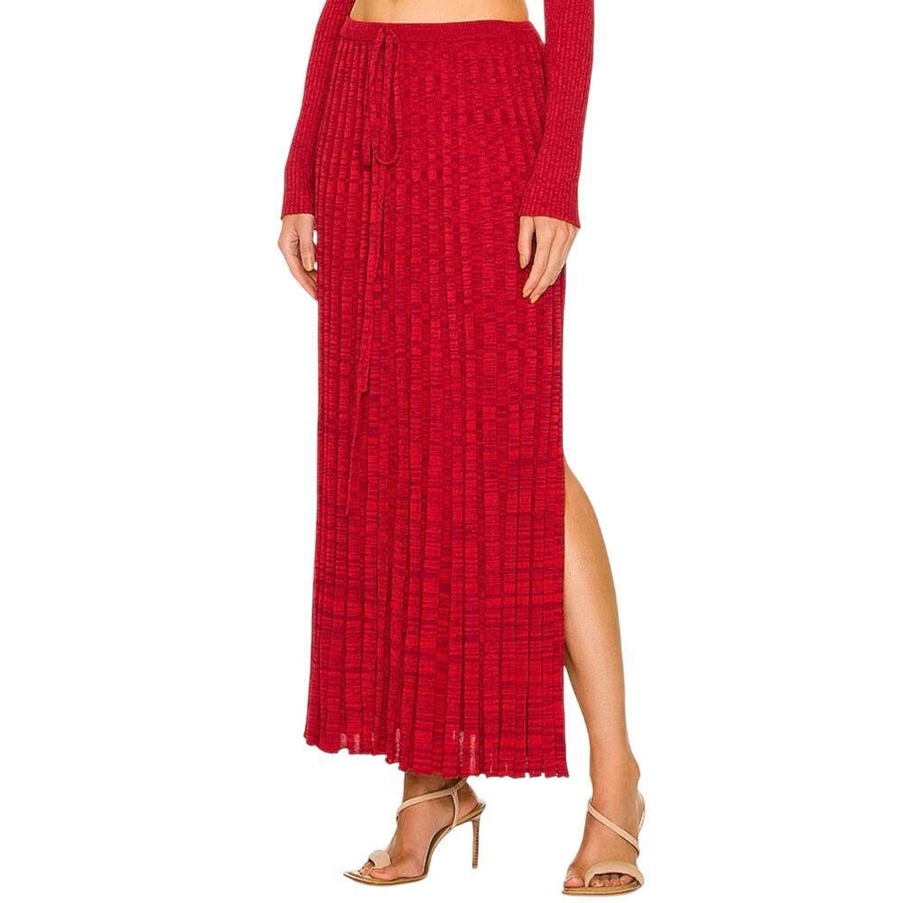 NWT Christopher Esber Deconstruct Pleated Knit Tie Skirt SZ XS